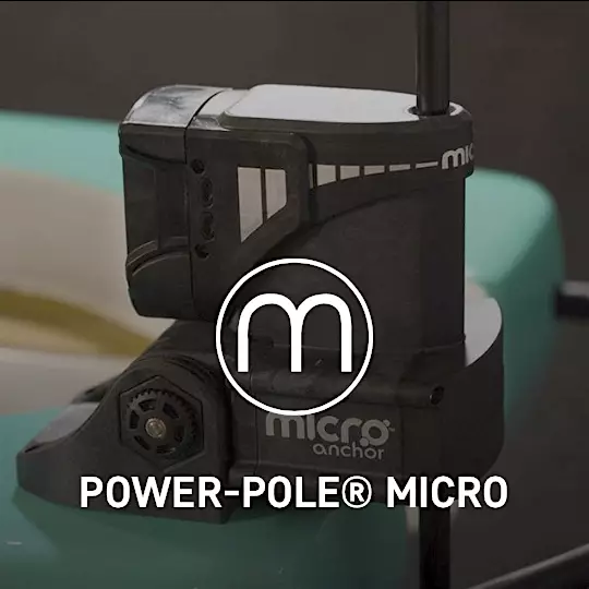 Место для установки якоря Power-Pole Micro