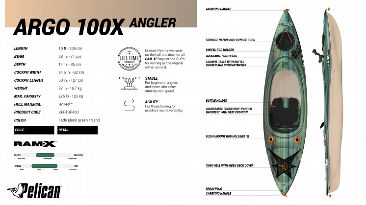 Pelican Argo 100X Angler