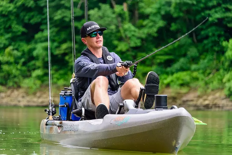 Профессиональный рыболовный каяк с педальным приводом Jackson Coosa FD - фото 5
