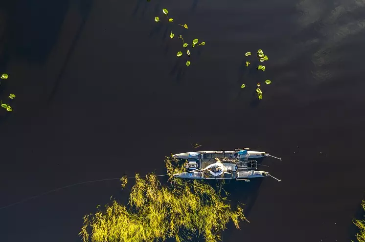 Педальный катамаран для рыбалки Blue Sky Boatworks 360 Angler - фото 10