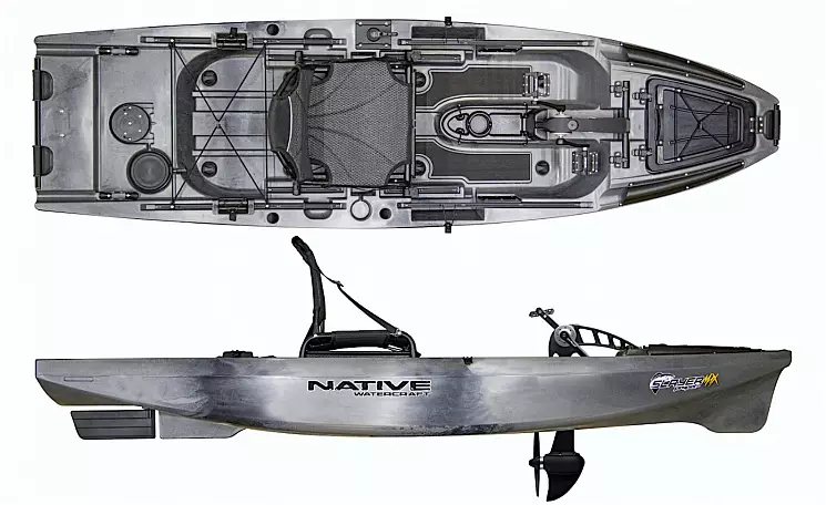 Каяк для рыбалки с педальным приводом Native Slayer MAX 10 Propel
